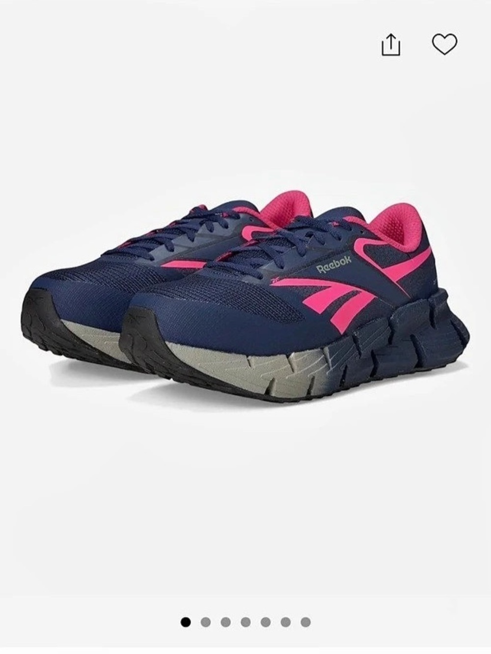 Reebok Work Floatzig Women's Blue and Pink Athletic Shoe